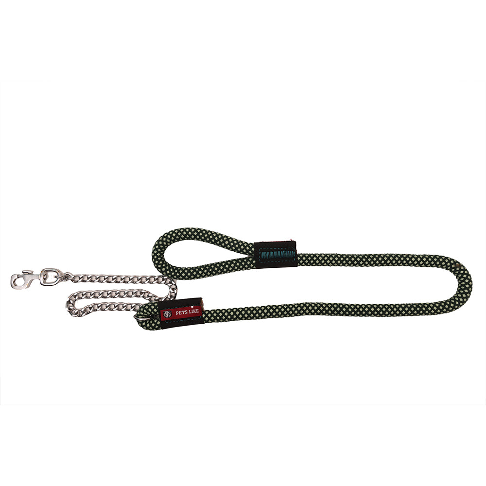 Scheels Dog Rope Dog Rope Leash with Chain – Strong & Chew-Resistant | PetsLike ...